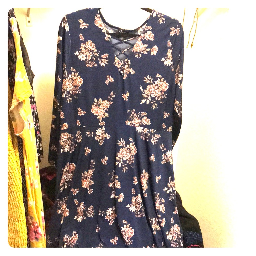 Navy blue dress